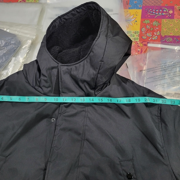 The Kooples Long Loose Parka Men's Size Large Black $825 Retail NWT - Picture 14 of 15